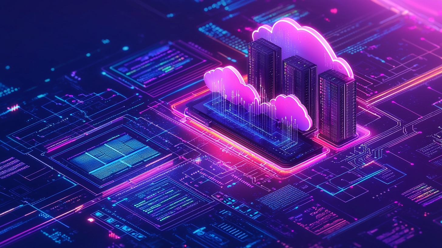 Servers connected to money flow and analytics
